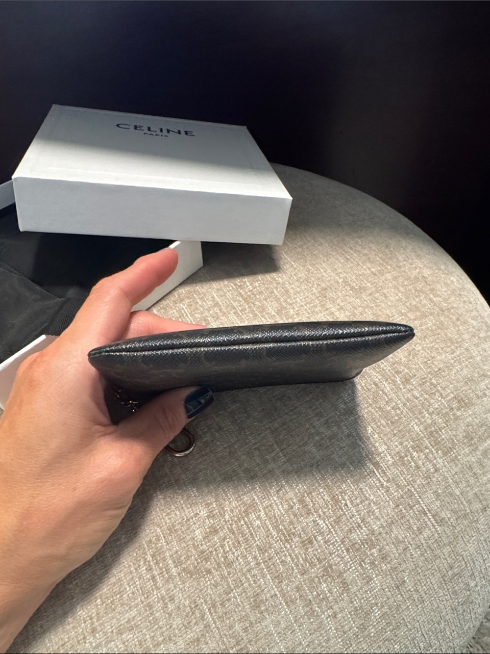 Celine Triomphe Zip Card Holder - Picture 2 of 7